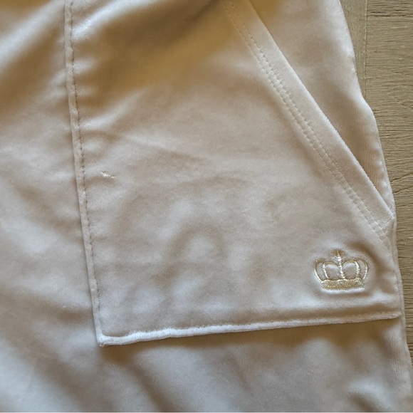 Juicy Couture Cream Wide Leg Pants y2k - Picture 4 of 11